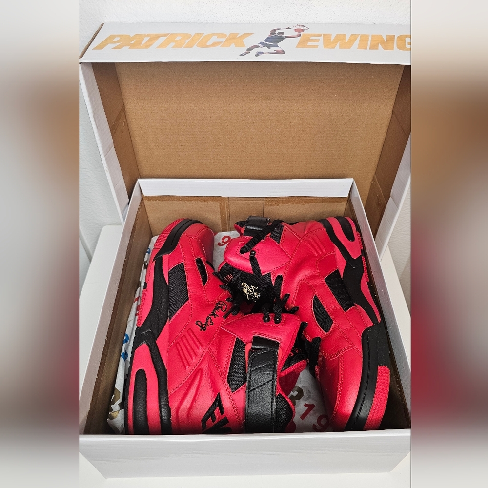 Patrick Ewing “Eclipse” Red/Black Men's Size 10 - image 1